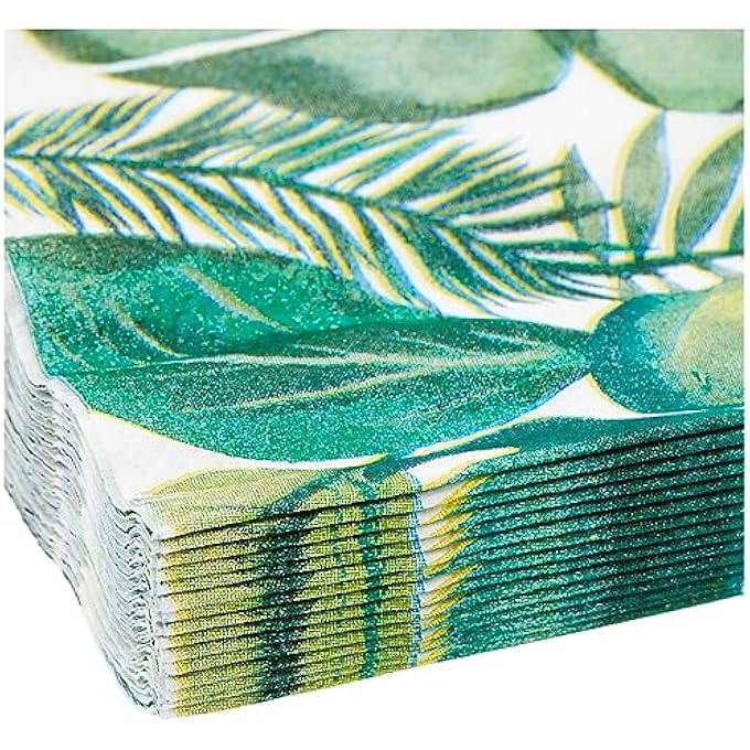 PALM TROPICAL LUNCHEON NAPKINS 16PC - Image 2